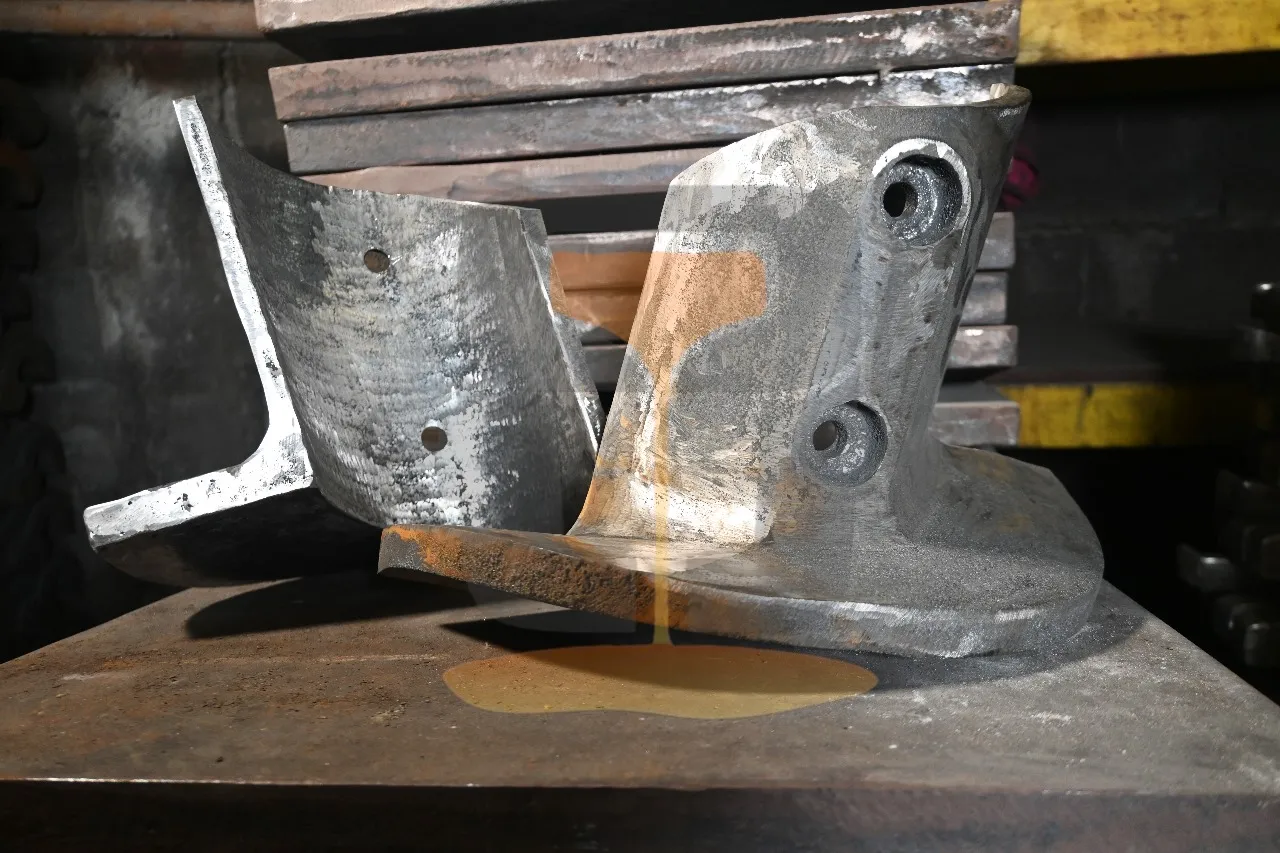 Pieza de acero — detalle