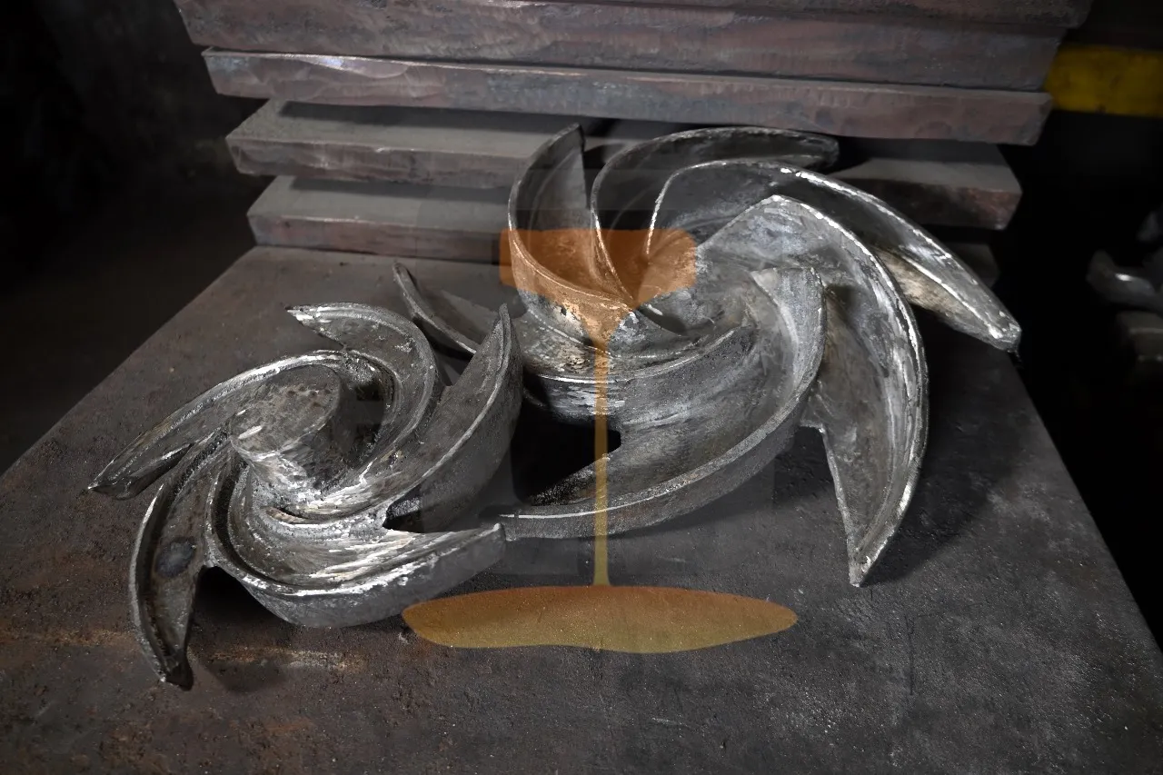 Aspas fundidas de impulsor